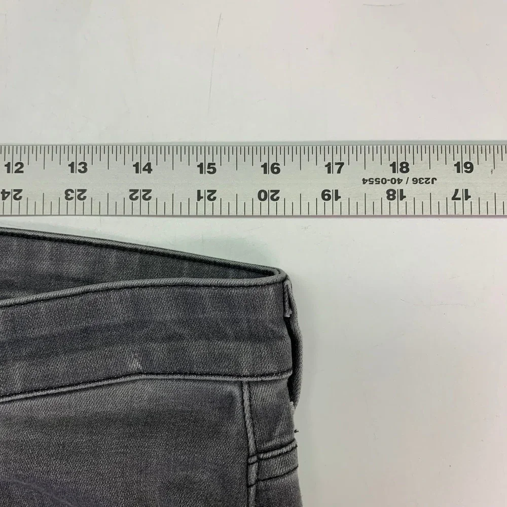 PAIGE Federal Men's 32 Gray Straight Leg Stretch‎ Jeans Made in USA
